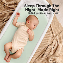 Load image into Gallery viewer, 2-Pack Soothe [Protect+] Waterproof Bassinet Sheets (Sage)
