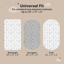 Load image into Gallery viewer, 2-Pack Soothe [Protect+] Waterproof Bassinet Sheets (Woodland)
