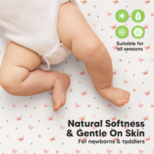 Load image into Gallery viewer, 2-Pack Soothe [Protect+] Waterproof Crib Sheets (Butterflies)
