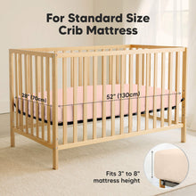 Load image into Gallery viewer, 2-Pack Soothe [Protect+] Waterproof Crib Sheets (Cameo)
