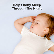 Load image into Gallery viewer, 2-Pack Soothe [Protect+] Waterproof Mini Crib Sheets (Blue Flax)

