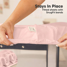 Load image into Gallery viewer, 2-Pack Soothe [Protect+] Waterproof Mini Crib Sheets (Cameo)
