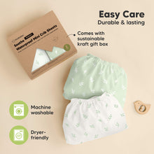 Load image into Gallery viewer, 2-Pack Soothe [Protect+] Waterproof Mini Crib Sheets (Herb)

