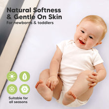 Load image into Gallery viewer, 2-Pack Soothe [Protect+] Waterproof Mini Crib Sheets (Lilac)
