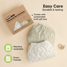 Load image into Gallery viewer, 2-Pack Soothe [Protect+] Waterproof Mini Crib Sheets (Pine Grove)

