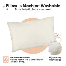 Load image into Gallery viewer, 2-Pack Toddler Pillows Without Pillowcase (Clay)
