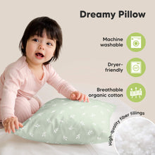Load image into Gallery viewer, 2-Pack Toddler Pillows Without Pillowcase (Herb)

