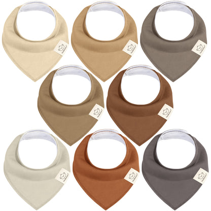 8-Pack Organic Bandana Bibs (Boy) 25590218916026