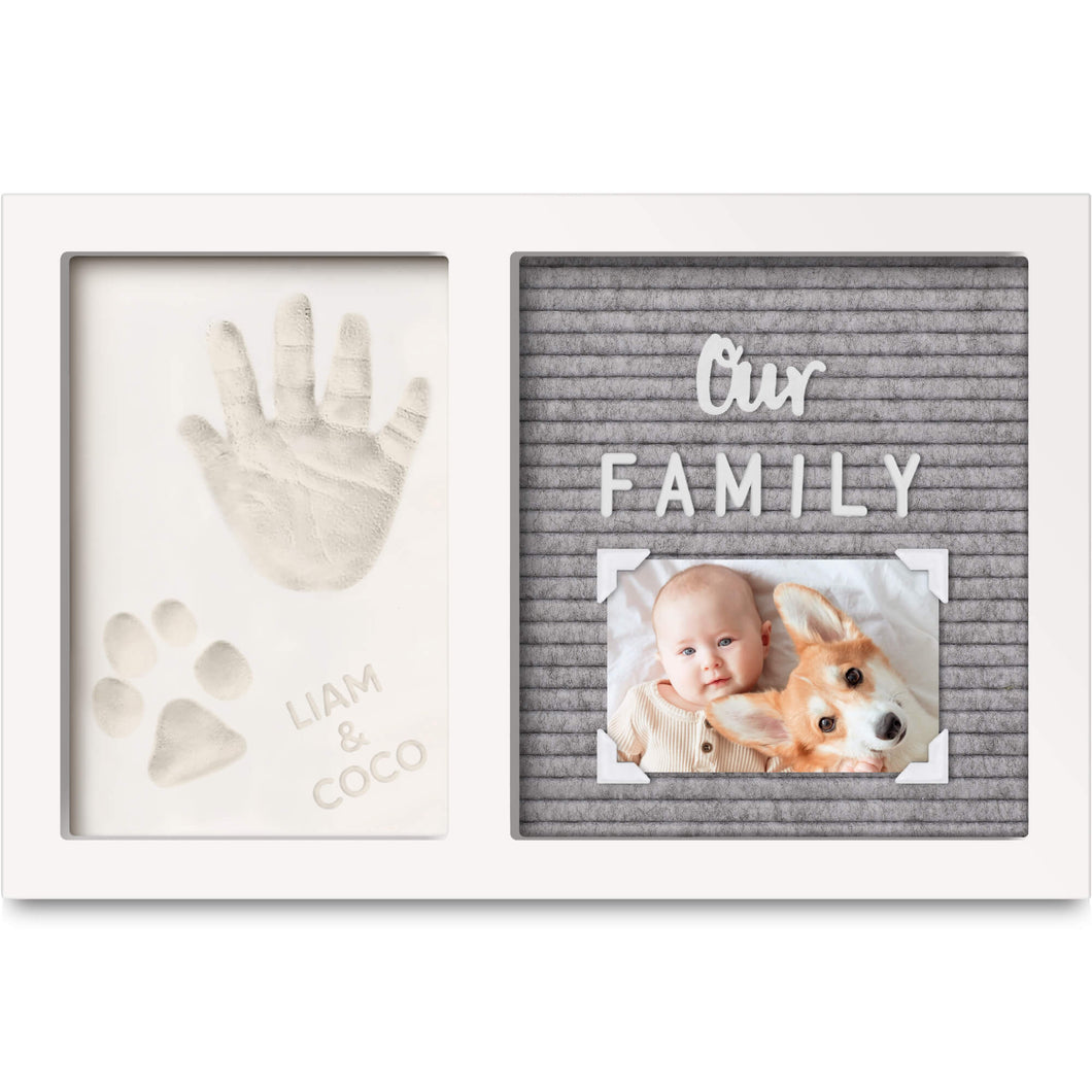 Heartfelt Hand and Footprint Keepsake Kit with Letterboard