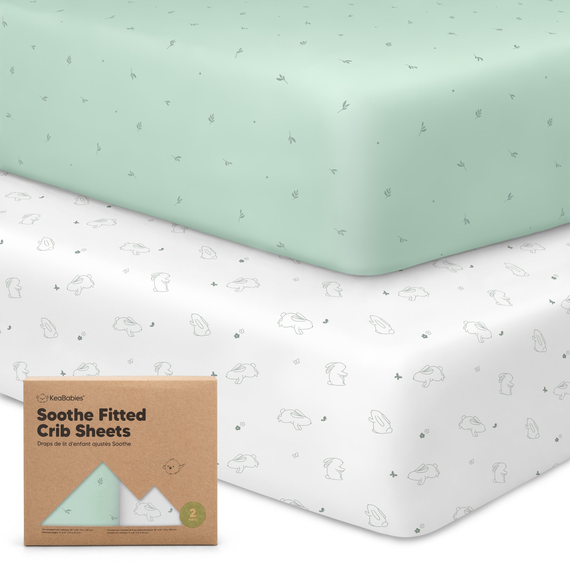 Soothe Fitted Crib Sheet 25660046049466