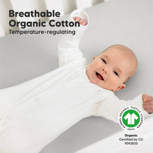 Load image into Gallery viewer, Soothe Fitted Crib Sheet (Sage)
