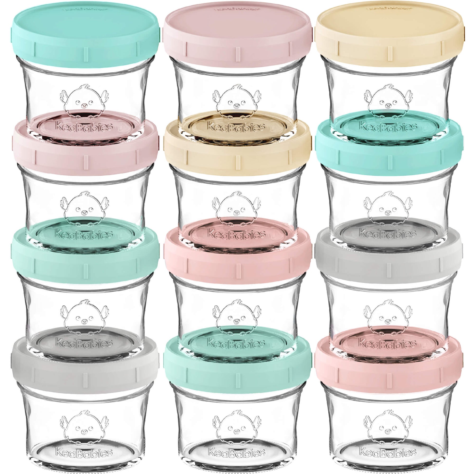 Prep Jars Baby Food Storage Glass Containers 25750688235706
