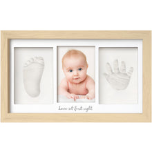 Load image into Gallery viewer, Baby Handprint &amp; Footprint Keepsake Duo Frame (Ash Wood)
