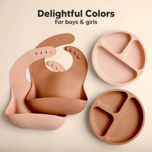 Load image into Gallery viewer, 2-Pack Prep Silicone Bibs (Dusk)
