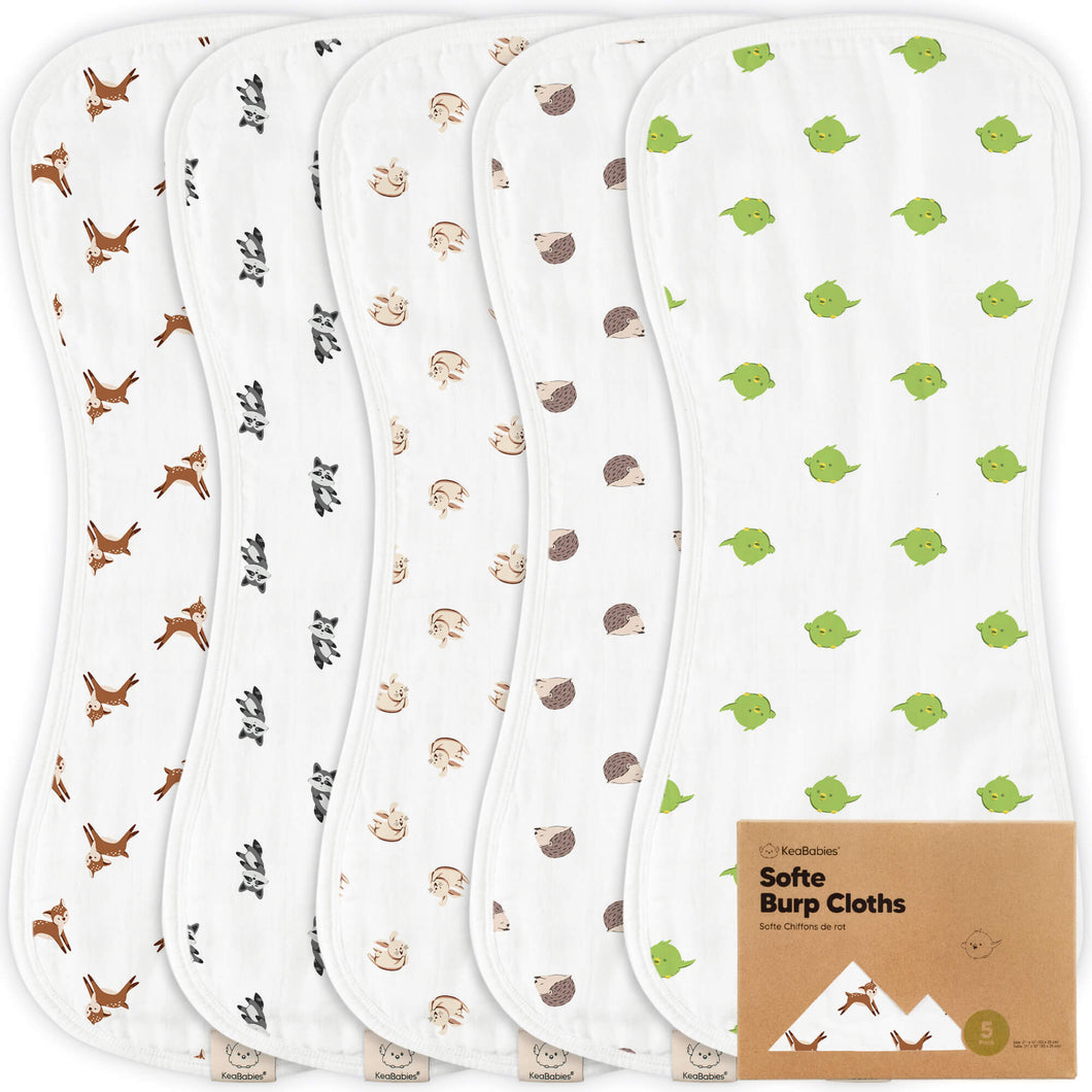 Softe Muslin Baby Burp Cloth (KeaFriends)