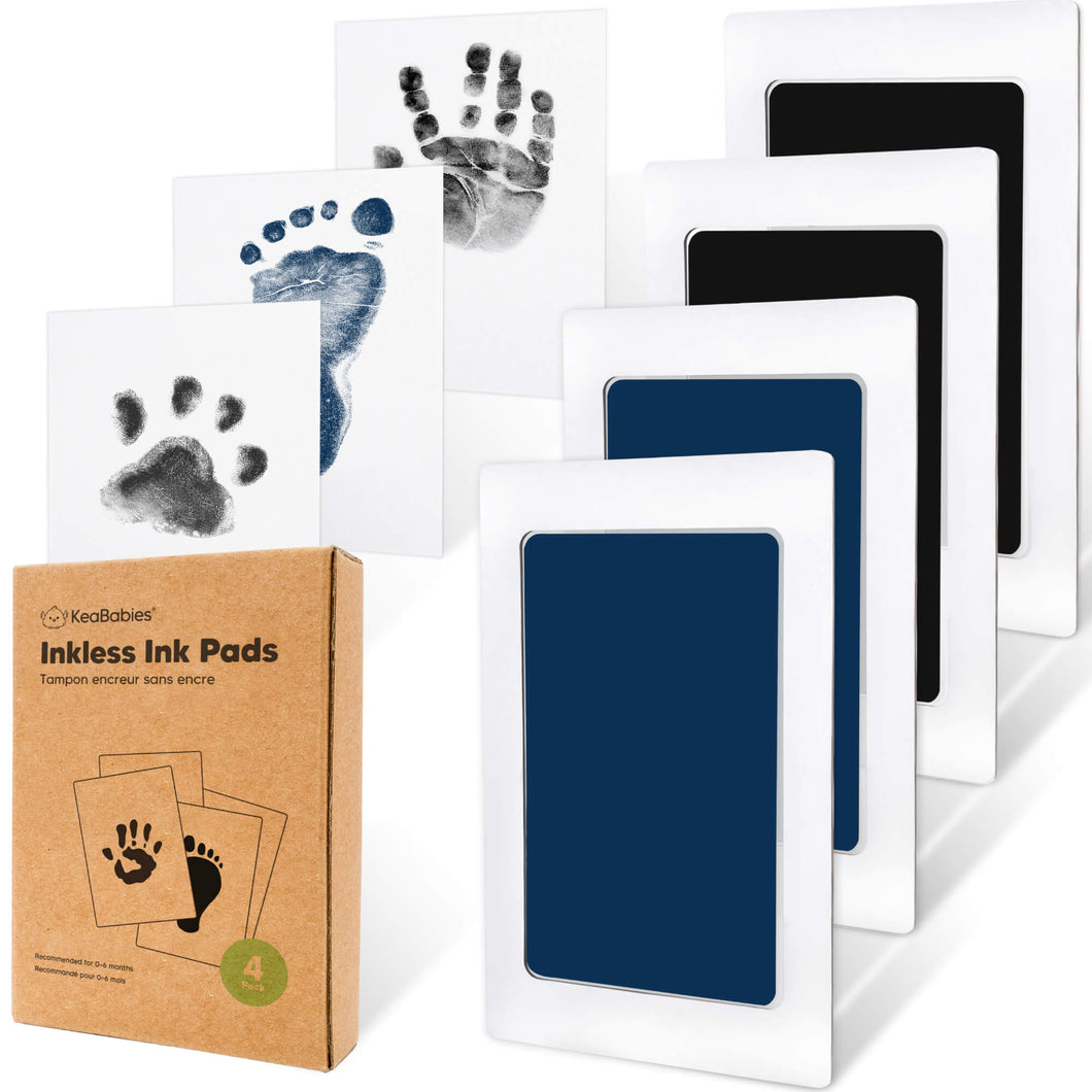 4-Pack Inkless Ink Pads (Jet/Navy)