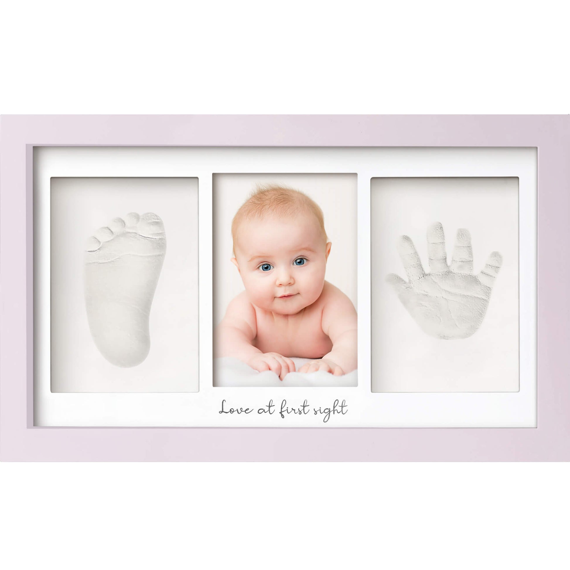 Baby Handprint & Footprint Keepsake Duo Frame 25868126159034