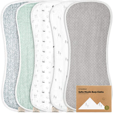 Load image into Gallery viewer, Softe Muslin Baby Burp Cloth
