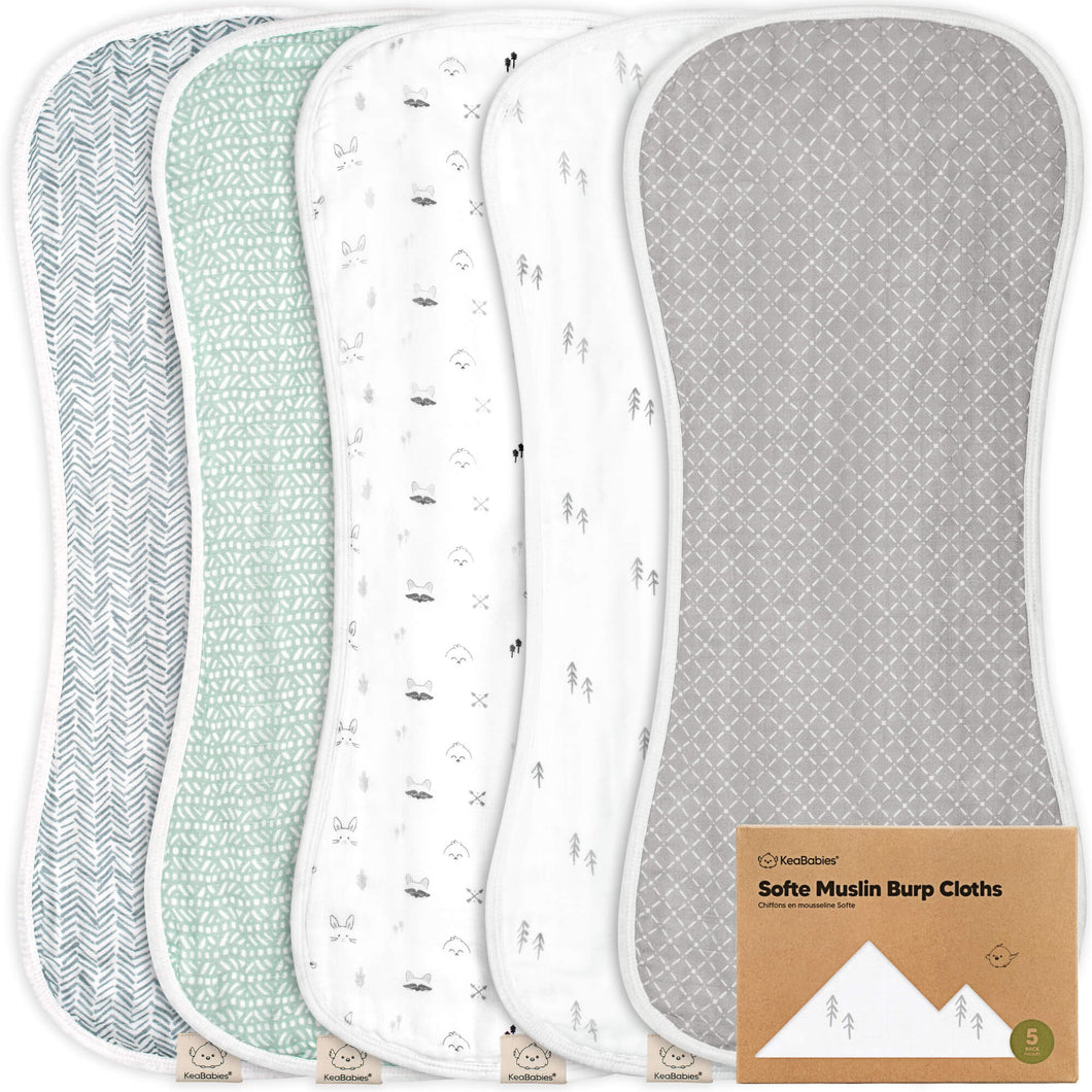 Softe Muslin Baby Burp Cloth (Nordic)