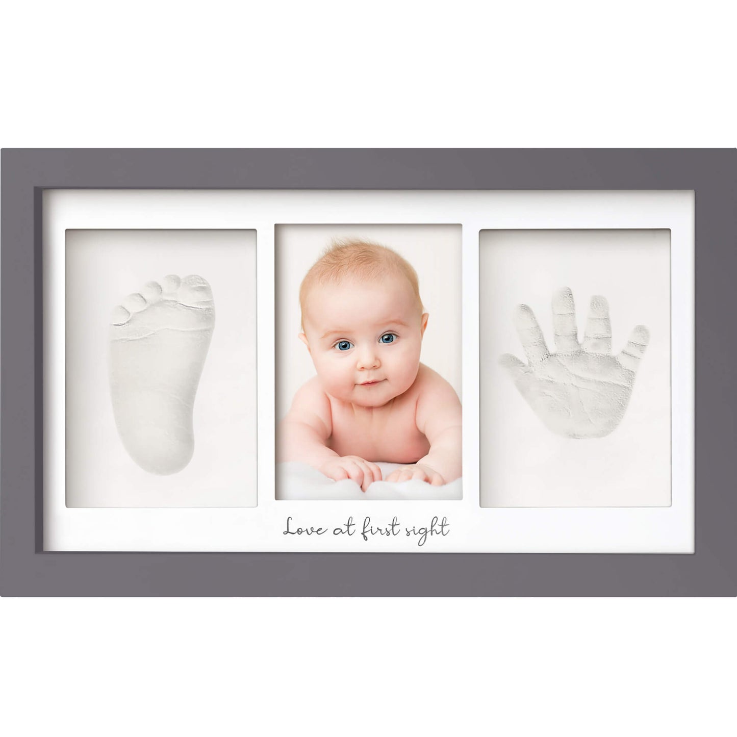 Baby Handprint & Footprint Keepsake Duo Frame 25890416263354