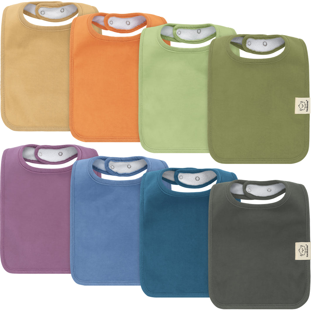 8-Pack Coast Drool Bibs