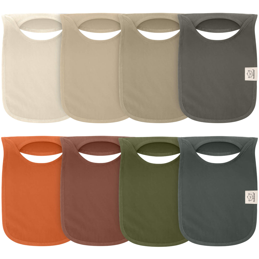 8-Pack Hallo Drool Bibs