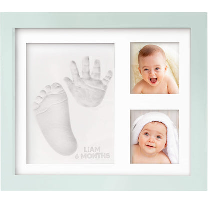 Baby Handprint & Footprint Keepsake Solo Frame 25948283633850