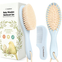 Load image into Gallery viewer, Baby Hair Brush and Comb Set
