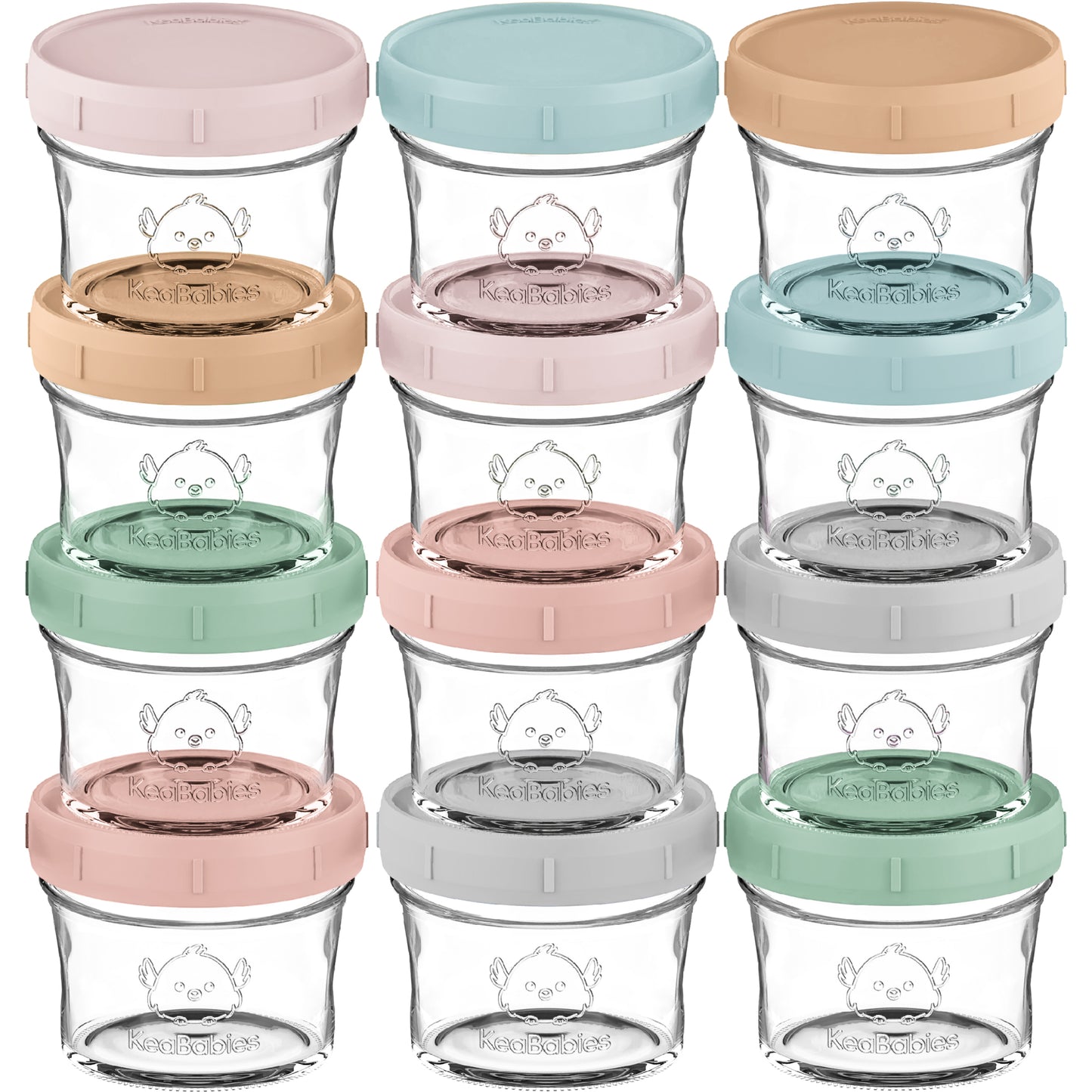 Prep Jars Baby Food Storage Glass Containers 26197611348154