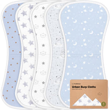 Load image into Gallery viewer, Urban Burp Cloths (Constellation)
