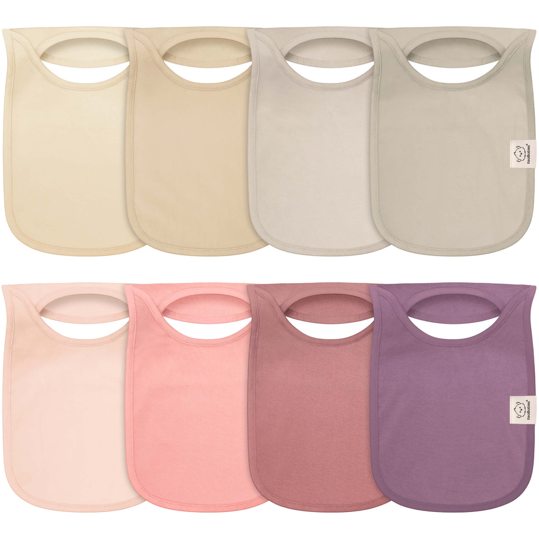 8-Pack Hallo Drool Bibs (Dahlia)