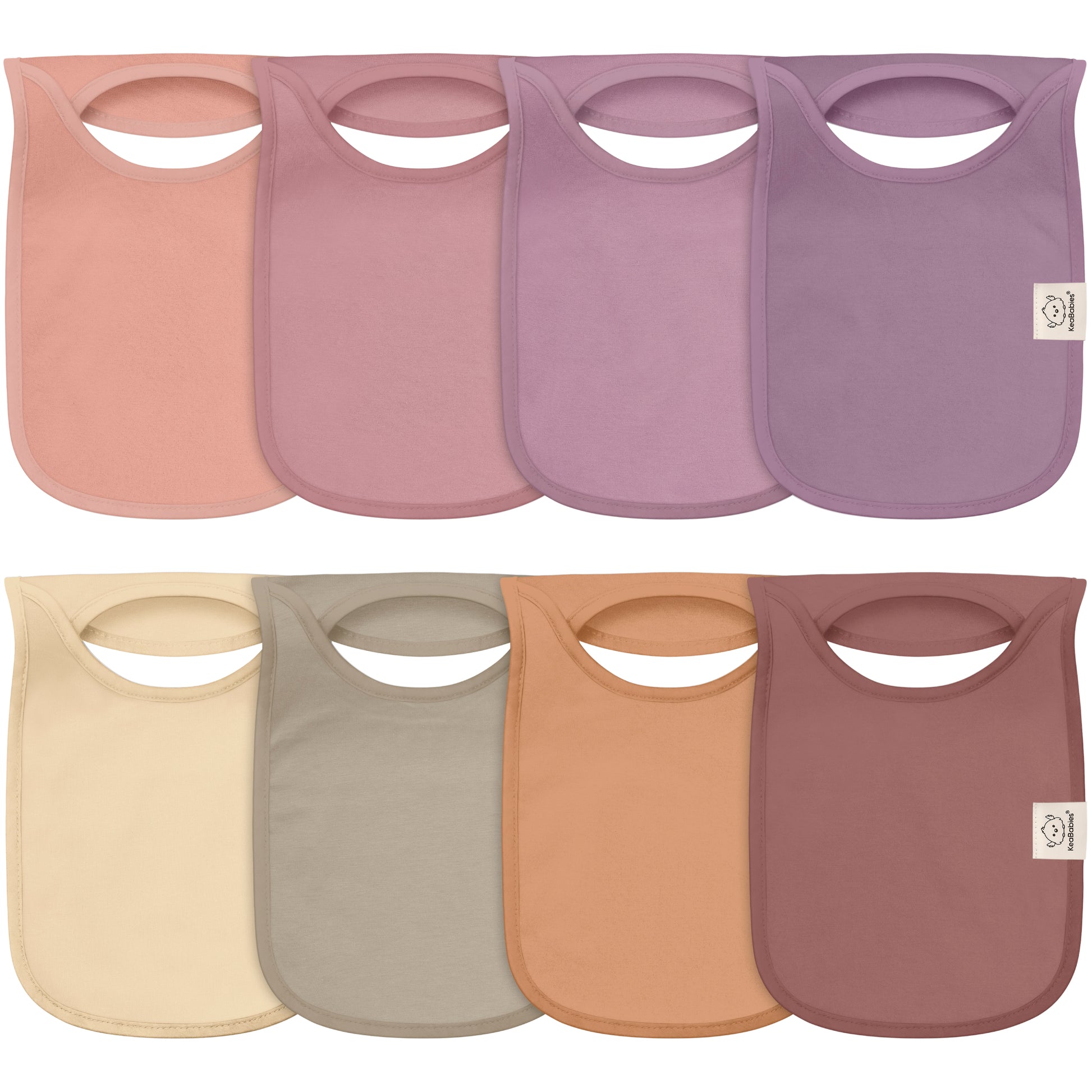8-Pack Hallo Drool Bibs 26410781868218