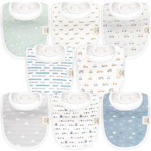 Load image into Gallery viewer, 8-Pack Urban Drool Bibs
