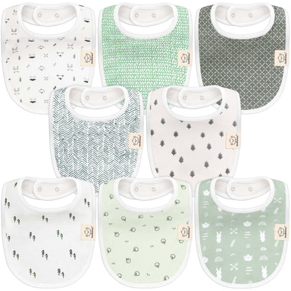 8-Pack Urban Drool Bibs 26562585526458