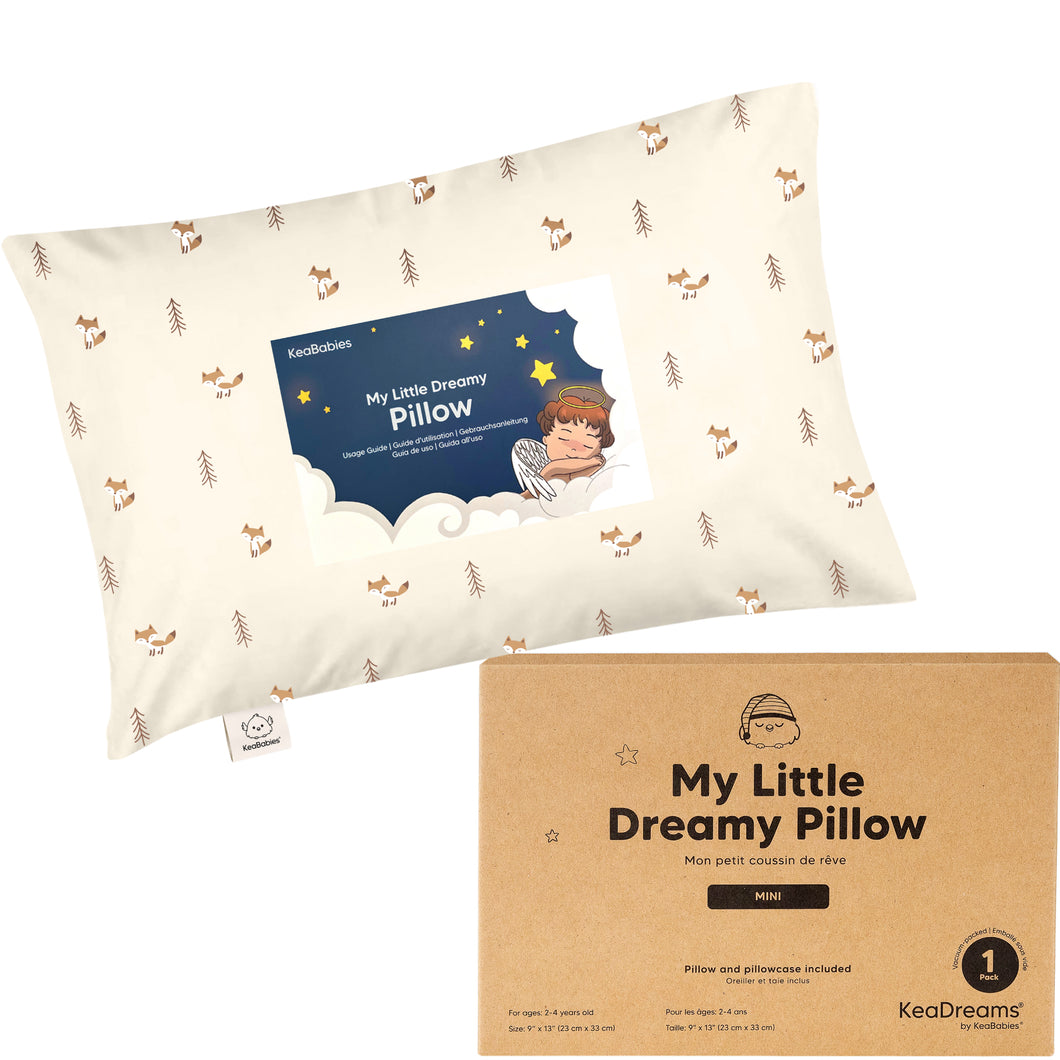 Mini Toddler Pillow With Pillowcase (Fox Tales)