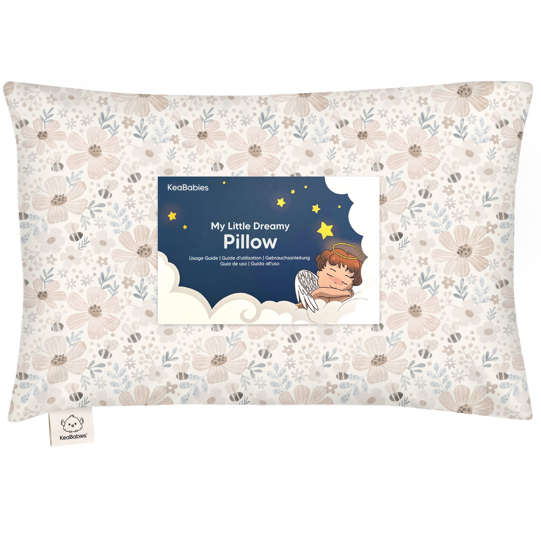 Toddler Pillow with Pillowcase (Flora Vale)