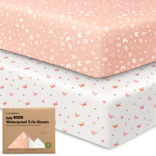 Load image into Gallery viewer, 2-Pack Isla [Protect+] Waterproof Crib Sheets
