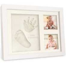 Load image into Gallery viewer, Baby Handprint &amp; Footprint Keepsake Solo Frame
