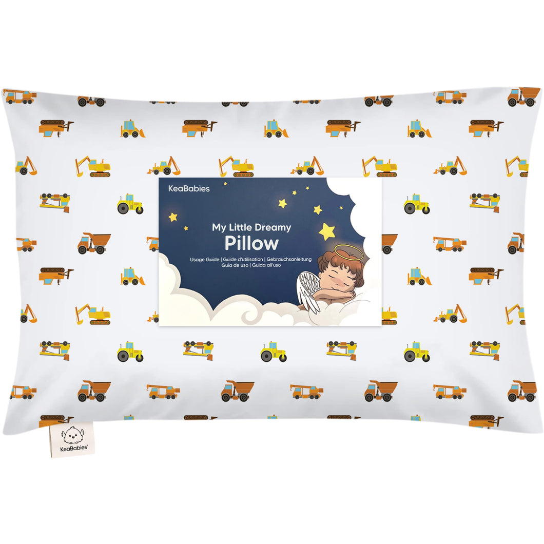 Toddler Pillow with Pillowcase (Construction)