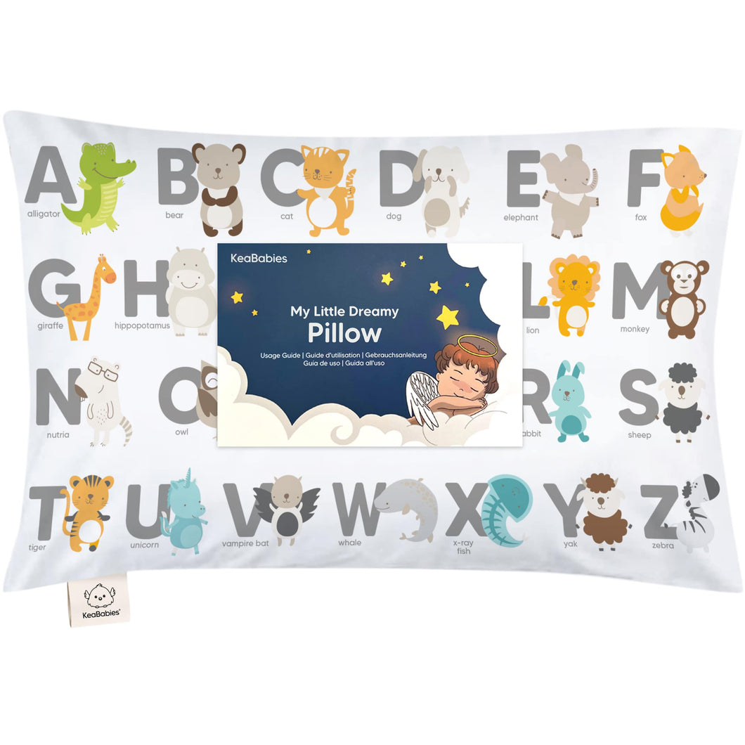 Toddler Pillow with Pillowcase (KeaABC)