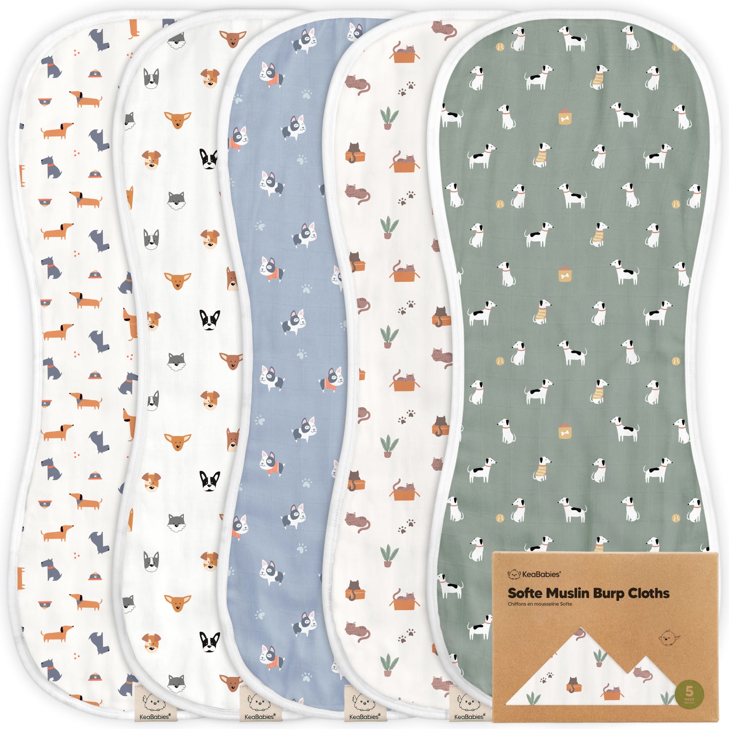 Softe Muslin Baby Burp Cloth 26940424290490