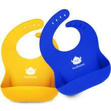 Load image into Gallery viewer, 2-Pack Prep Silicone Bibs
