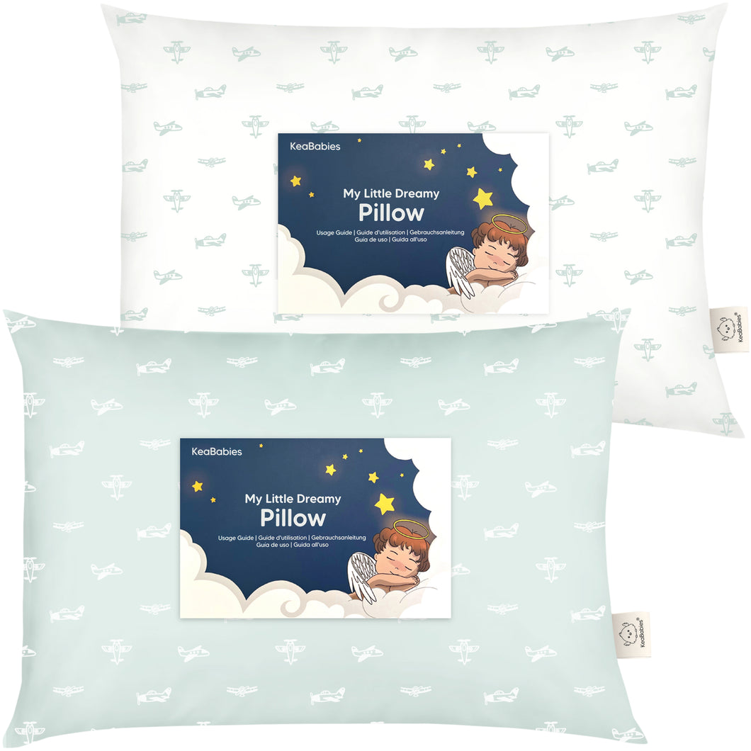 2-Pack Toddler Pillows (Planes)