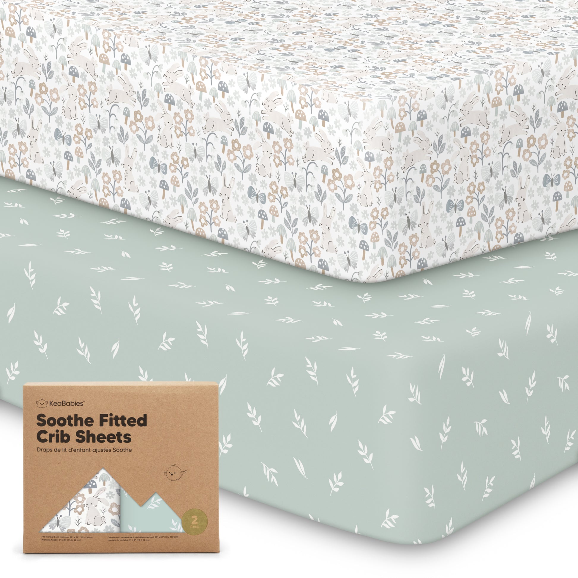 Soothe Fitted Crib Sheet 27247587098810