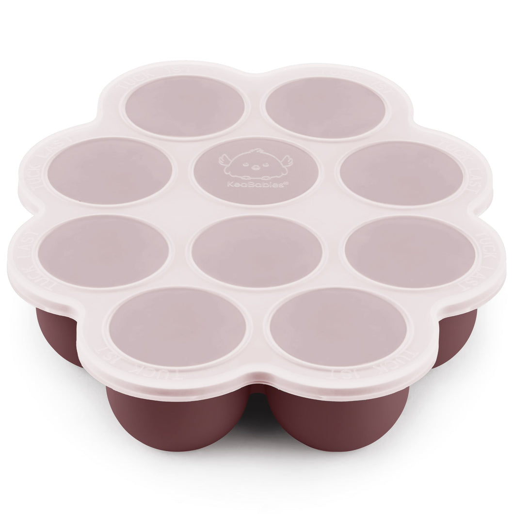 Prep Silicone Baby Food Tray (Mulberry)