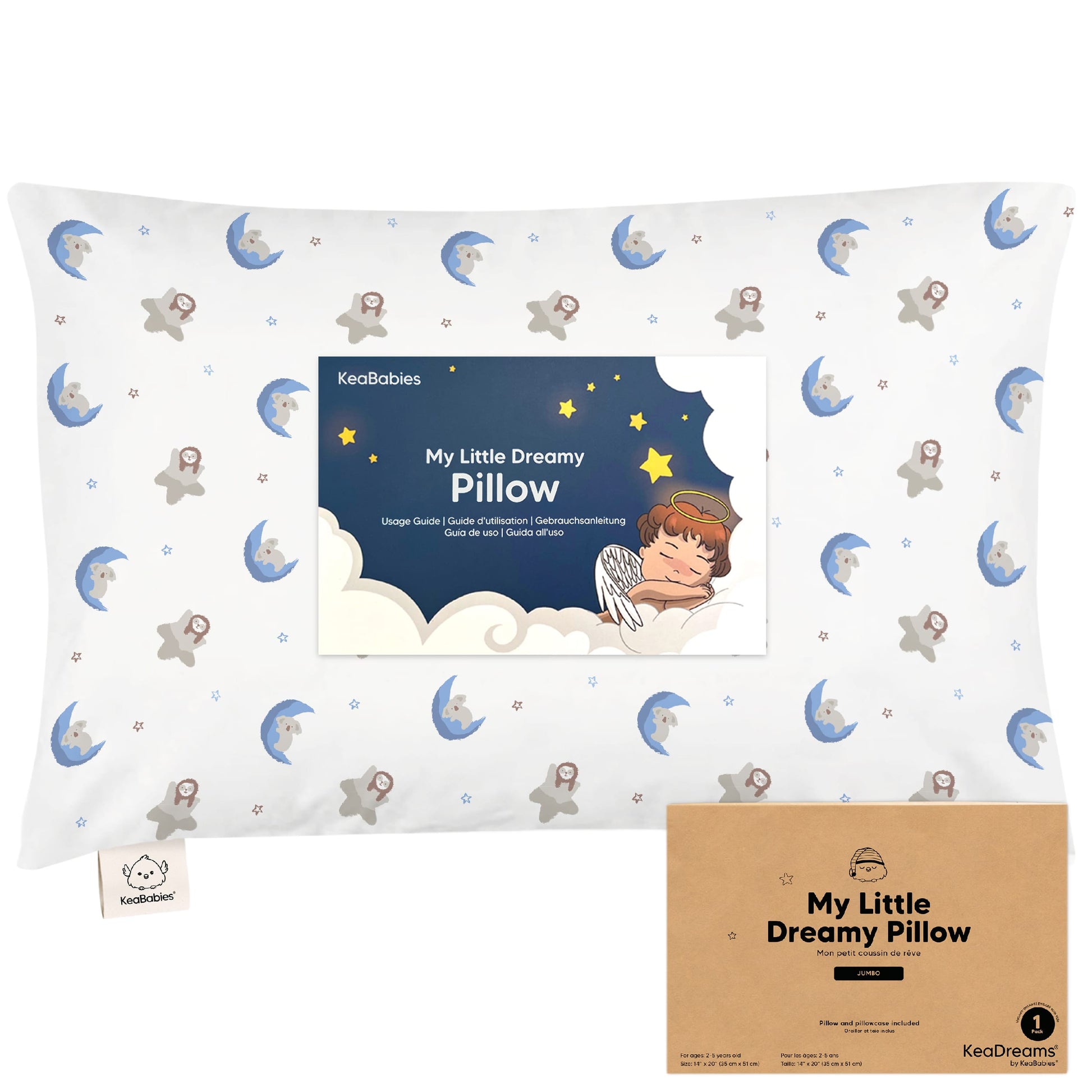 Jumbo Toddler Pillow with Pillowcase 27634411602106