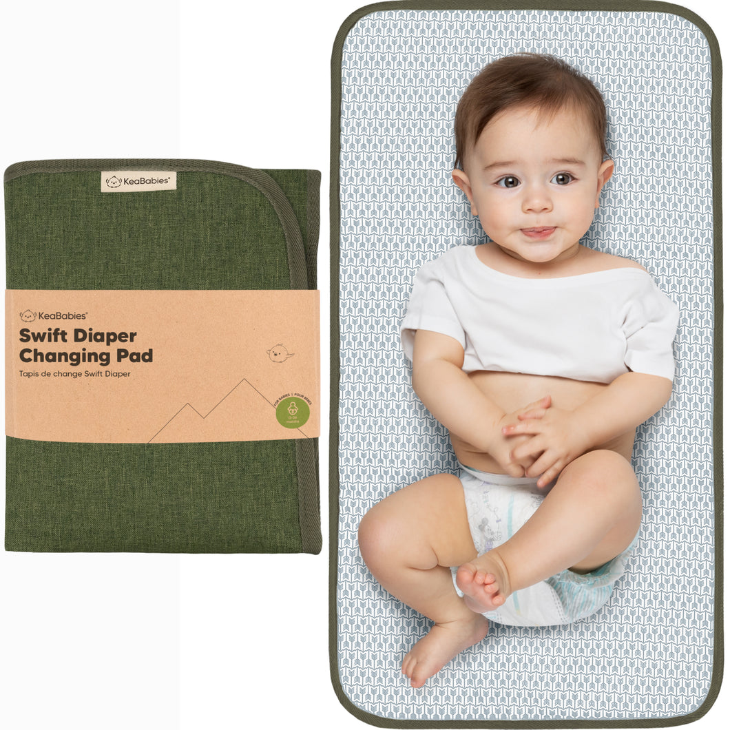 Swift Diaper Changing Pad (Olive Green)