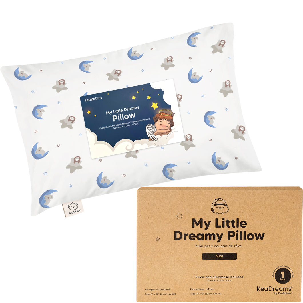 Mini Toddler Pillow With Pillowcase (Space Drift)