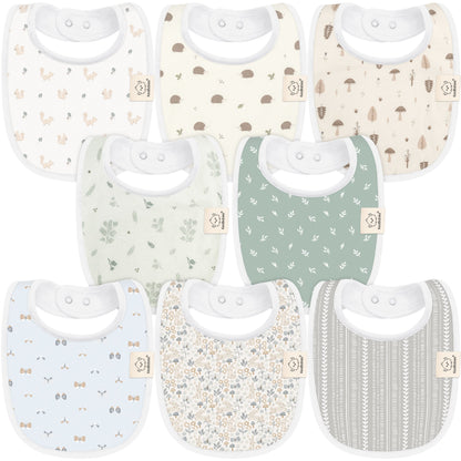8-Pack Urban Drool Bibs 27476790902970
