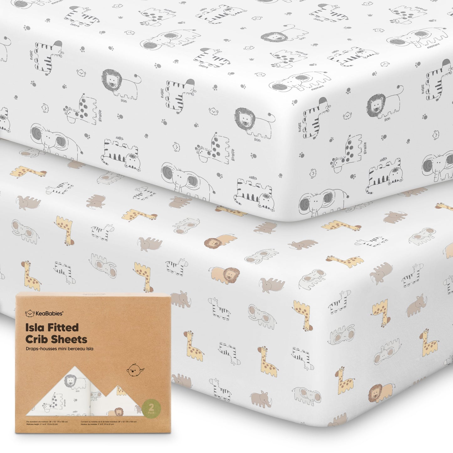 Isla Fitted Crib Sheets 27839487377594